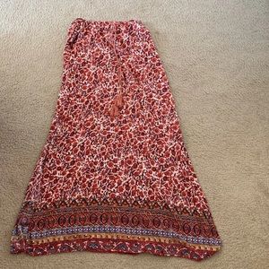 Cotton Candy LA printed maxi skirt